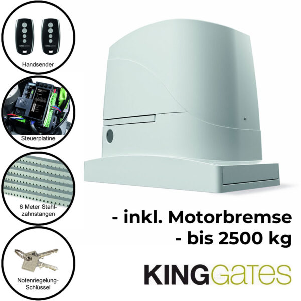 KingGates Dynamos XL 230 V Schiebetorantrieb bis 2500 kg 1